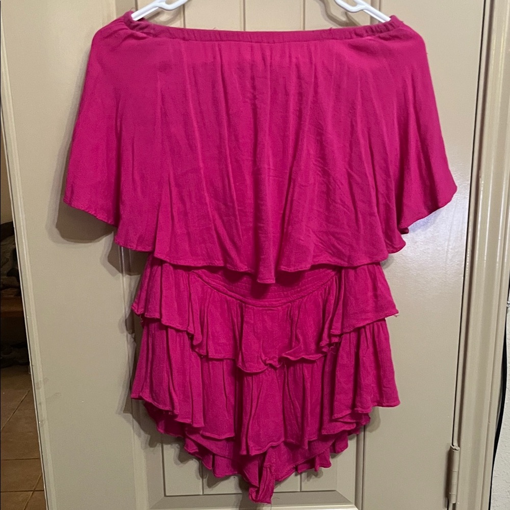 Mustard Seed Pink Romper
